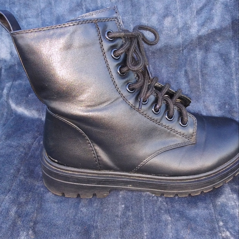 Wemons Soda motorcycle riding boots black 7.5